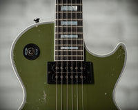 Gibson Murphy Lab Ultra Heavy Aged Les Paul Axcess Olive Drab #CS501801