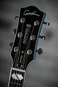 Godin Montreal Premiere Ltd Imperial Blue SN# 051595000001 Demo