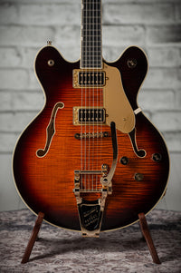 Gretsch  Broadkaster® LX Figured Center Block with String-Thru Bigsby® Havana Burst #JT25113702