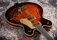 Gretsch  Broadkaster® LX Figured Center Block with String-Thru Bigsby® Havana Burst #JT25113702