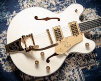 Gretsch  Falcon™ Center Block LTD with String-Thru Bigsby® and Gold Hardware, Ebony Fingerboard, Vintage White #JT25051583