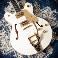 Gretsch  Falcon™ Center Block LTD with String-Thru Bigsby® and Gold Hardware, Ebony Fingerboard, Vintage White #JT25051583