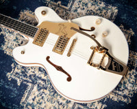Gretsch  Falcon™ Center Block LTD with String-Thru Bigsby® and Gold Hardware, Ebony Fingerboard, Vintage White #JT25051583