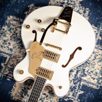 Gretsch  Falcon™ Center Block LTD with String-Thru Bigsby® and Gold Hardware, Ebony Fingerboard, Vintage White #JT25051583
