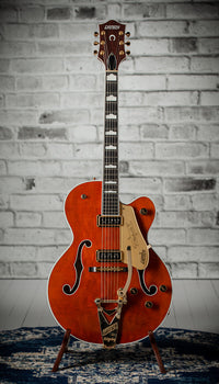 Gretsch G6120TG-DS Players Edition Roundup Orange SN# JT22010180