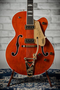 Gretsch G6120TG-DS Players Edition Roundup Orange SN# JT22010180