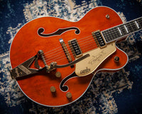 Gretsch G6120TG-DS Players Edition Roundup Orange SN# JT22010180