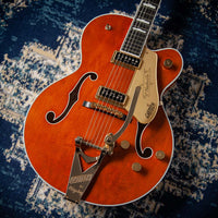 Gretsch G6120TG-DS Players Edition Roundup Orange SN# JT22010180