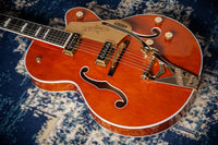 Gretsch G6120TG-DS Players Edition Roundup Orange SN# JT22010180
