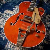 Gretsch G6120TG-DS Players Edition Roundup Orange SN# JT22010180