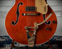 Gretsch G6120TG-DS Players Edition Roundup Orange SN# JT22010180