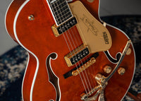 Gretsch G6120TG-DS Players Edition Roundup Orange SN# JT22010180