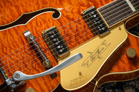 Gretsch G6120TGQM-56 LTD QLT Chet Rustic Orange # JT24040995