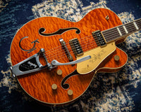 Gretsch G6120TGQM-56 LTD QLT Chet Rustic Orange # JT24040995