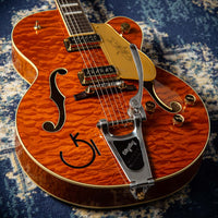 Gretsch G6120TGQM-56 LTD QLT Chet Rustic Orange # JT24040995