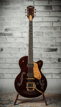 Gretsch Masterbuilt G6659 Broadkaster Claro Walnut Ltd SN# UC21122235 USED
