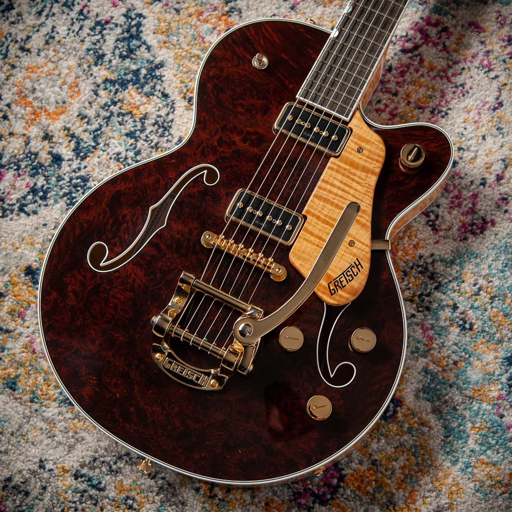 Gretsch Masterbuilt G6659 Broadkaster Claro Walnut Ltd SN# UC21122235 USED