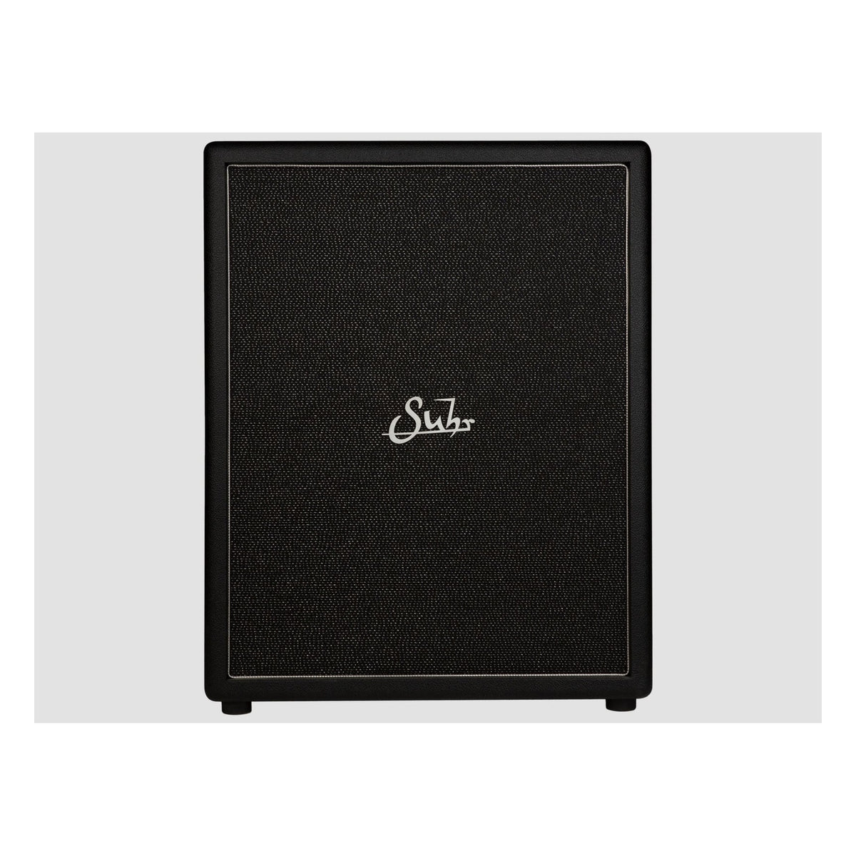 Suhr Hedgehog Vertical 2x12 Cabinet, Black, Black/Silver Grill