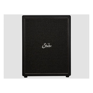 Suhr Hedgehog Vertical 2x12 Cabinet, Black, Black/Silver Grill