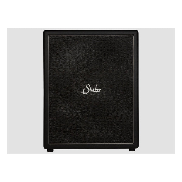 Suhr Hedgehog Vertical 2x12 Cabinet, Black, Black/Silver Grill