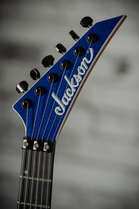 Jackson American Series Virtuoso, Streaked Ebony Fingerboard, Mystic Blue #JAS2301380