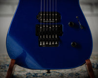 Jackson American Series Virtuoso, Streaked Ebony Fingerboard, Mystic Blue #JAS2301380