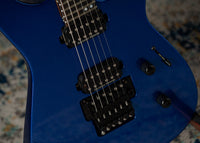 Jackson American Series Virtuoso, Streaked Ebony Fingerboard, Mystic Blue #JAS2301380