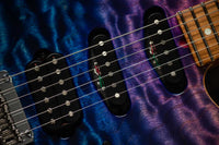James Tyler Studio Elite  Quilt Top Blue Purple Fade Roasted Neck #24246