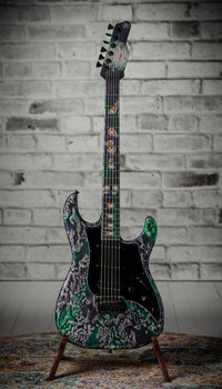 James Tyler Studio Elite HD Alien Guano Matching Fingerboard w/ Luminlay Inlays SN# 25017