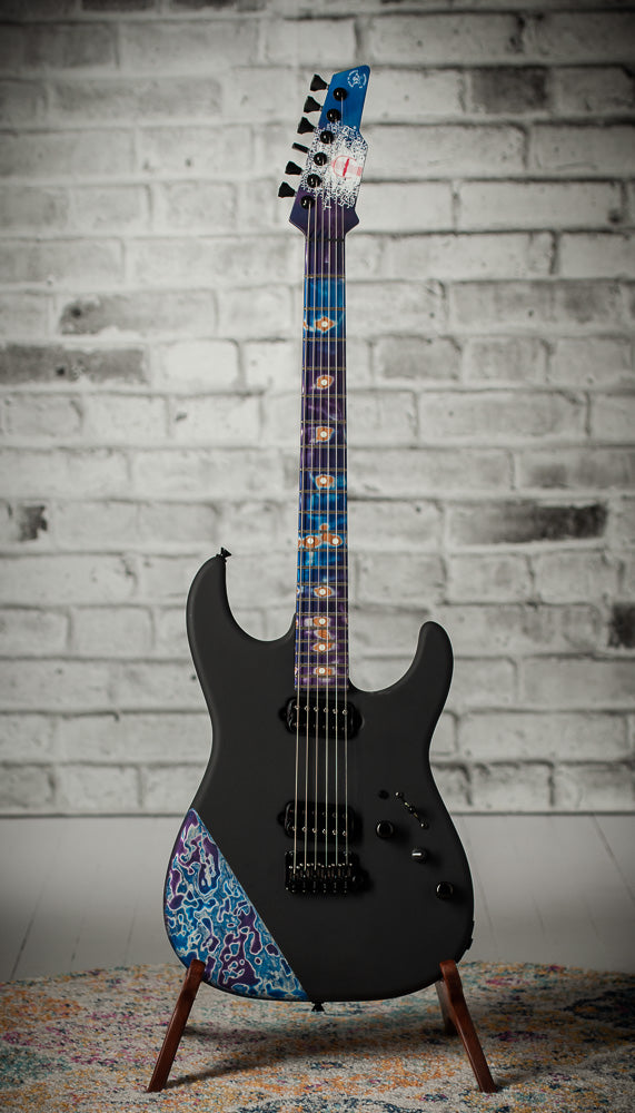 James Tyler Studio Elite HD Satin Black, Tuckerberry Shmear Neck and Contour Roasted Maple Neck #26342