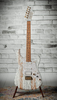 James Tyler Studio Elite HD White Shmear Roasted Birdseye Neck #25135