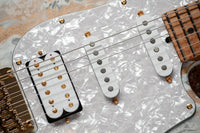 James Tyler Studio Elite HD White Shmear Roasted Birdseye Neck #25135