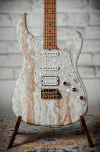 James Tyler Studio Elite HD White Shmear Roasted Birdseye Neck #25135