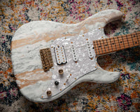 James Tyler Studio Elite HD White Shmear Roasted Birdseye Neck #25135