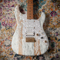James Tyler Studio Elite HD White Shmear Roasted Birdseye Neck #25135
