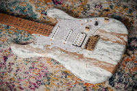 James Tyler Studio Elite HD White Shmear Roasted Birdseye Neck #25135