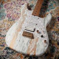 James Tyler Studio Elite HD White Shmear Roasted Birdseye Neck #25135