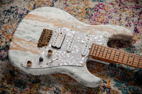 James Tyler Studio Elite HD White Shmear Roasted Birdseye Neck #25135