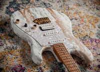 James Tyler Studio Elite HD White Shmear Roasted Birdseye Neck #25135