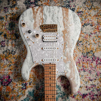 James Tyler Studio Elite HD White Shmear Roasted Birdseye Neck #25135