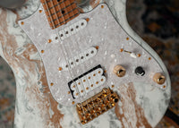 James Tyler Studio Elite HD White Shmear Roasted Birdseye Neck #25135