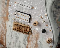 James Tyler Studio Elite HD White Shmear Roasted Birdseye Neck #25135