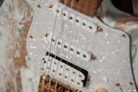 James Tyler Studio Elite HD White Shmear Roasted Birdseye Neck #25135