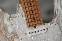James Tyler Studio Elite HD White Shmear Roasted Birdseye Neck #25135