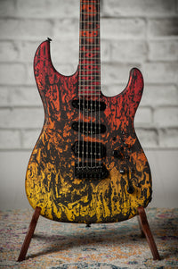 James Tyler Studio Elite  Tequila Sunset Shmear Matching Fully Painted Neck #26507