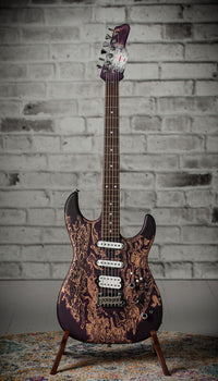 James Tyler Studio Elite Wine-Ou Painted Neck Explogo #24466