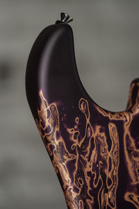 James Tyler Studio Elite Wine-Ou Painted Neck Explogo #24466