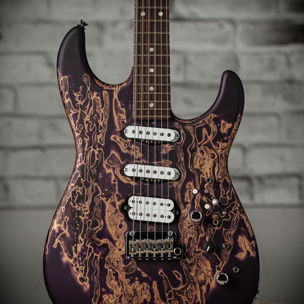 James Tyler Studio Elite Wine-Ou Painted Neck Explogo #24466