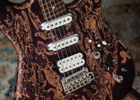 James Tyler Studio Elite Wine-Ou Painted Neck Explogo #24466