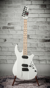 James Tyler Ultimate Weapon Satin White, Matching Headstock, Black Hardware # 24587